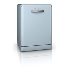 Swan Retro Under-counter Dishwasher - Blue